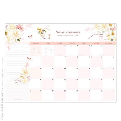 Desk Planner Mensal Miley