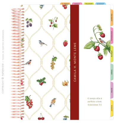 Daily Planner 2026 | Berry Birds | Angelina