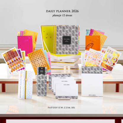 Daily Planner 2026 | Paper Graph | Black