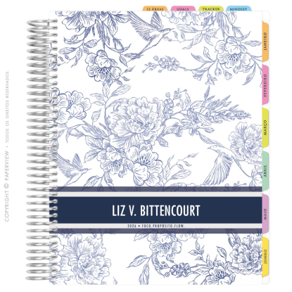 Daily Planner 2026 | Reflet de jouy Intense | Marinho I