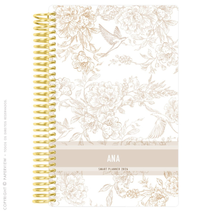 Smart Planner 2026 | Reflet de Jouy | Nude