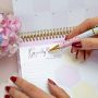 Daily Planner Garden Letter - página go and try