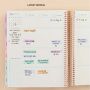 Daily Planner Mirage Royal I - layout vertical 