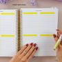 Daily Planner Classic Letter Acqua - to-do lists