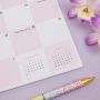 Calendário de Mesa Desk Planner 2022 Splendore - mini calendário 