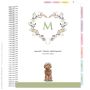 Daily Planner Dogs Monogram 