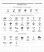 Opções de símbolos de profissões 