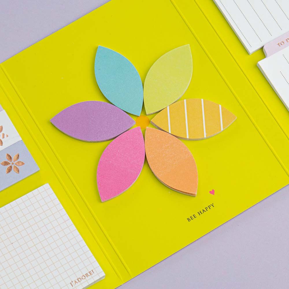 Booklet Note-It Bee Flower - bee happy 