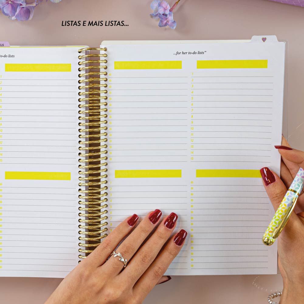 Daily Planner Nature Letter - to-do lists