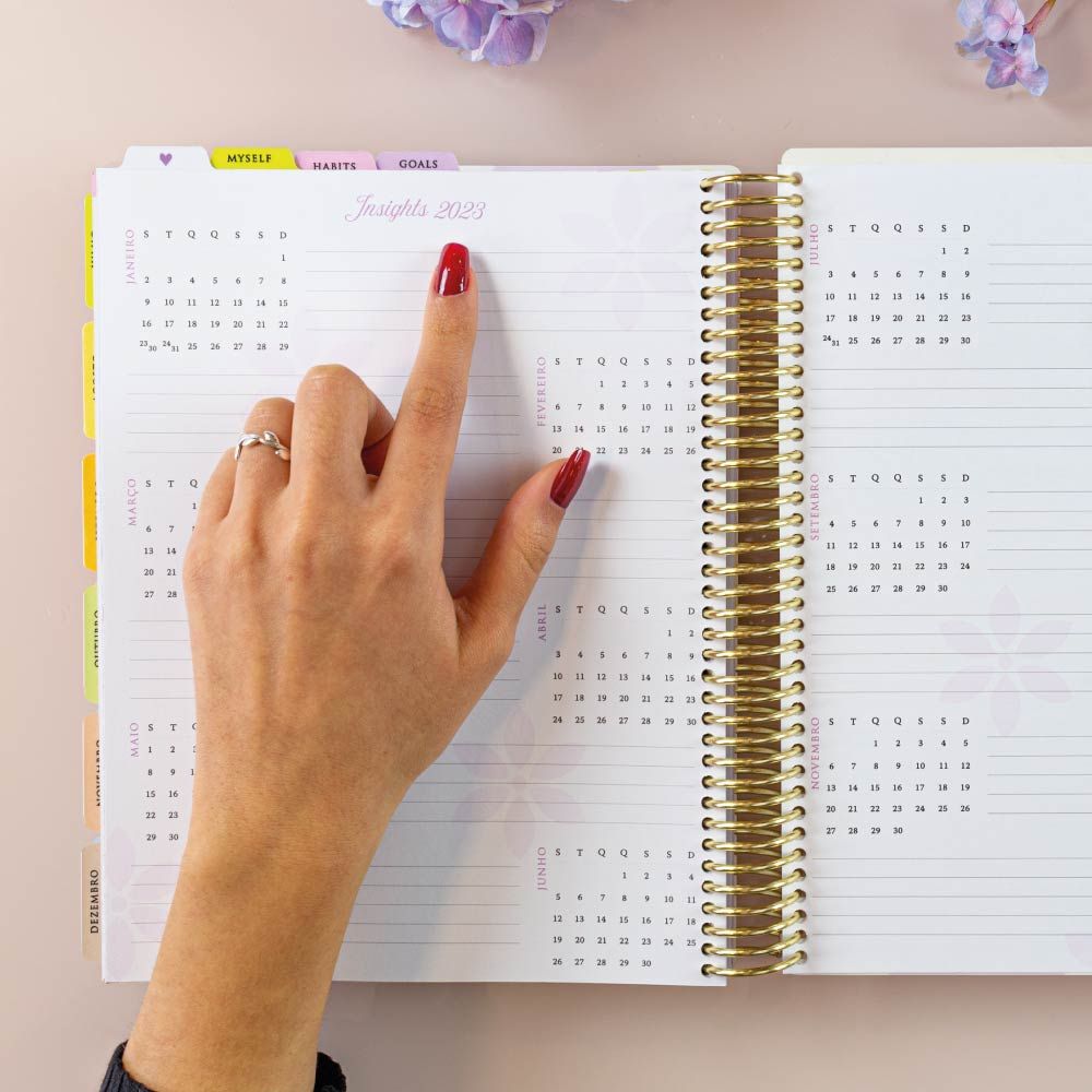 Daily Planner Mirage Royal III - calendário 2023