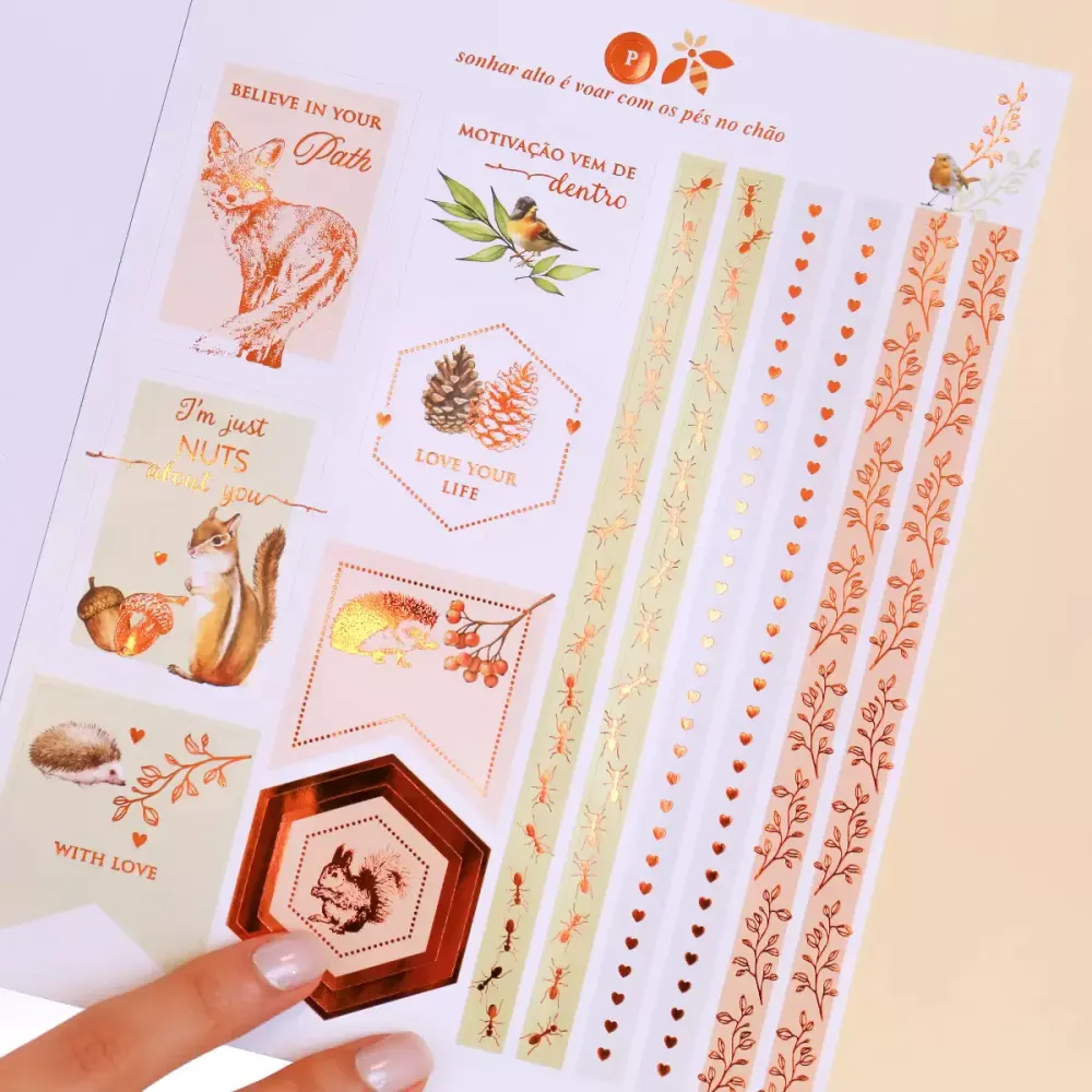 Sticker Book Amar-Elos - essenciais e decorativos 