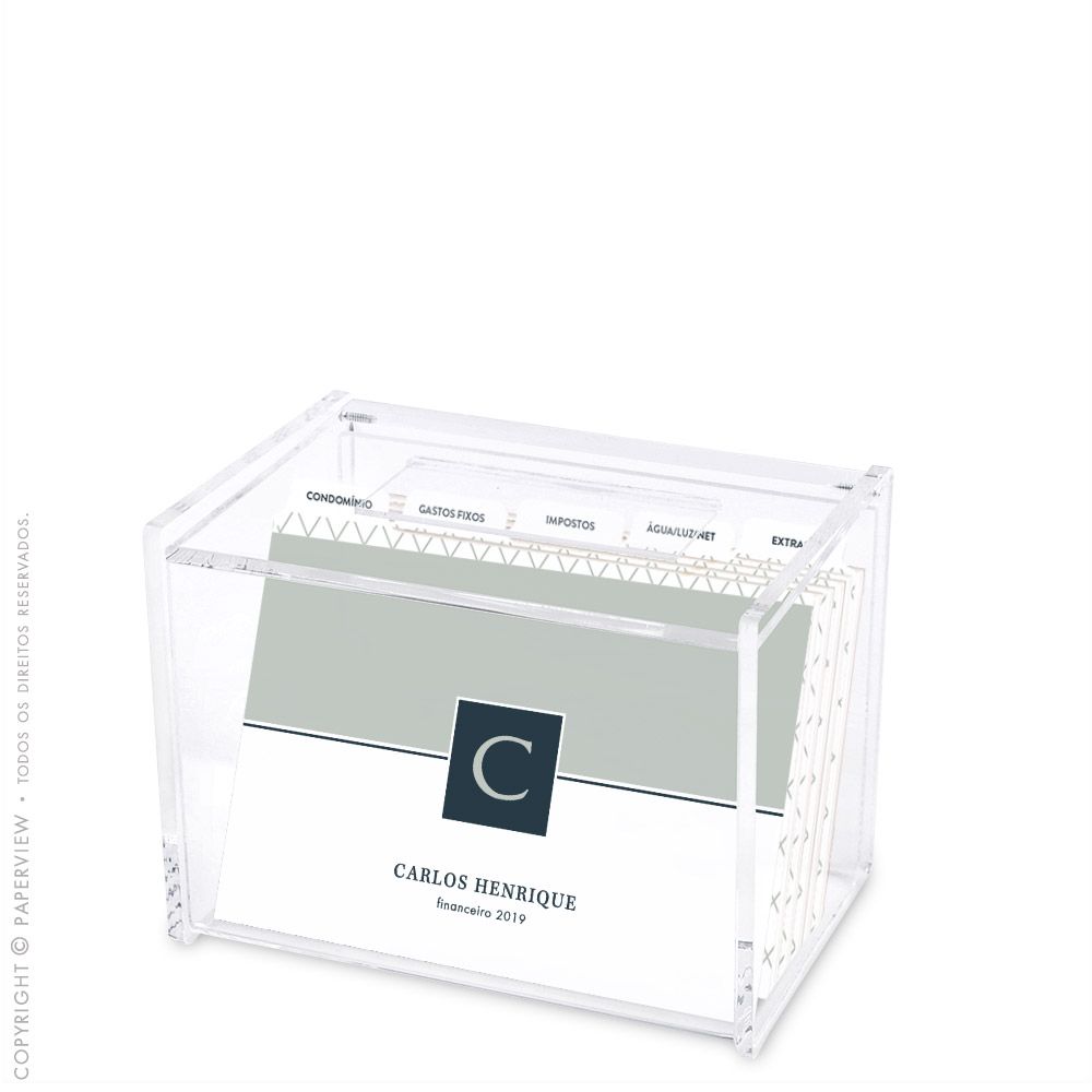 Cristal Box Condor Concreto - caixa fechada 