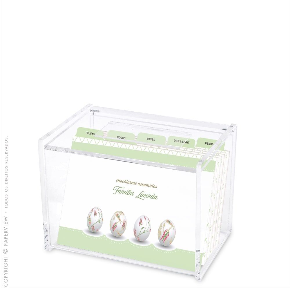 Cristal Box Pysanky Mint - caixa fechada 