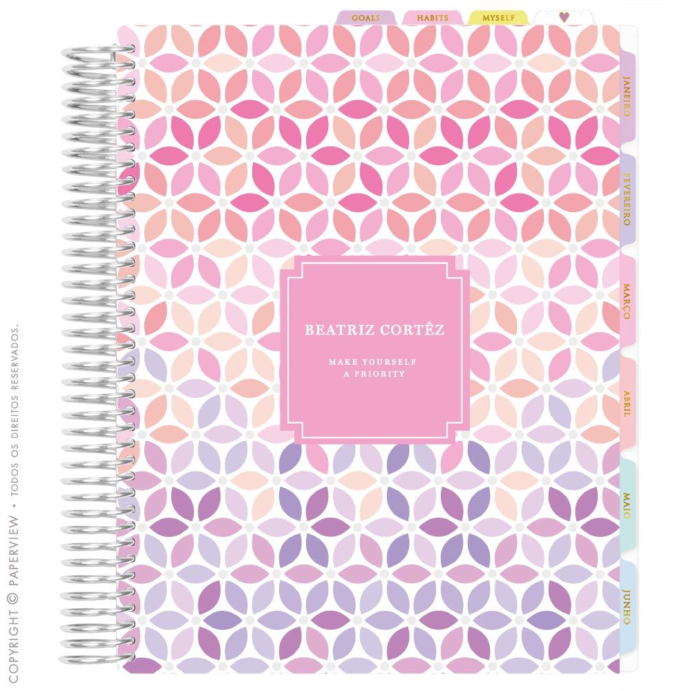 Daily Planner Bee Flower Berry