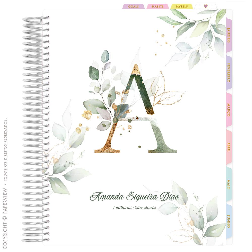 Daily Planner Nature Letter