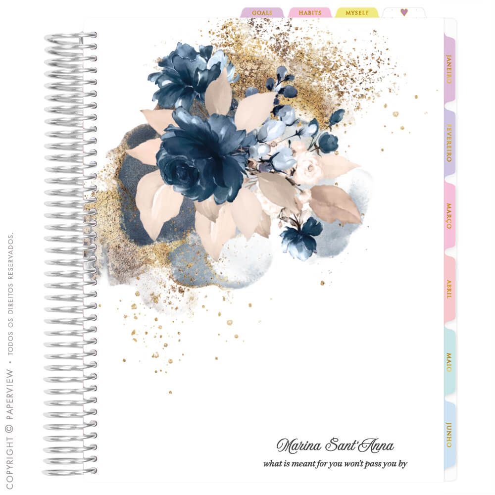 Daily Planner Azure Corsage