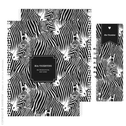 Capa Avulsa Removível Zebra Black & White