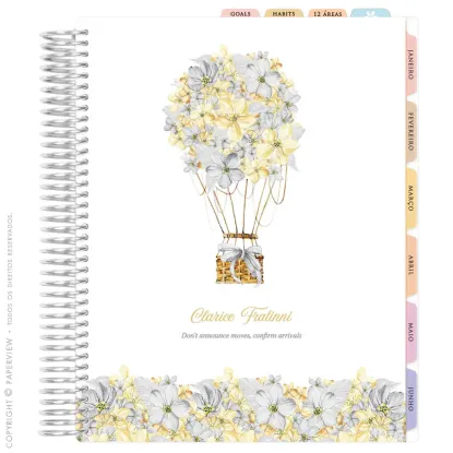 Daily Planner Allure Air Silver & Gold