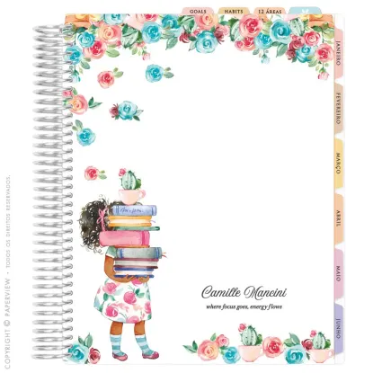 Daily Planner Charlotte Booklover