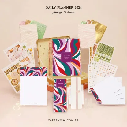 Daily Planner PatBO Color Waves