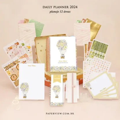 Daily Planner Allure Air Silver & Gold