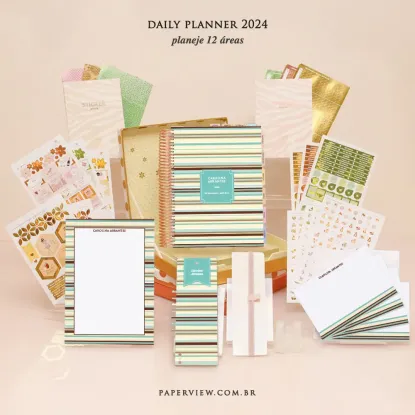 Daily Planner Chocolate Mint - Planner 2023 Planner personalizado