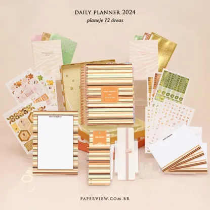 Daily Planner Chocolate Tangerine - Planner 2023 Planner personalizado