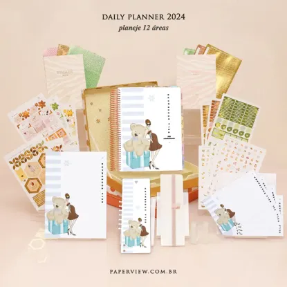 Daily Planner Paperdiva Déborah Mommy Boy - Planner 2023 Planner personalizado planner gestante