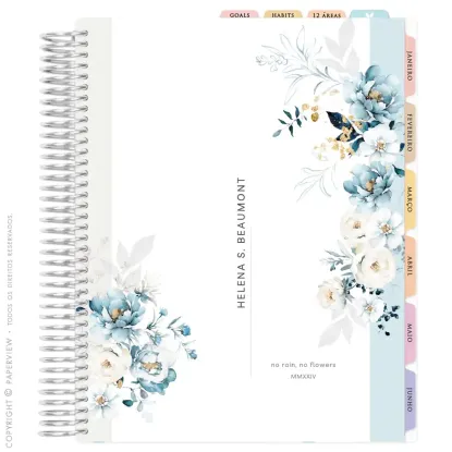 Daily Planner Angelina Light Blue