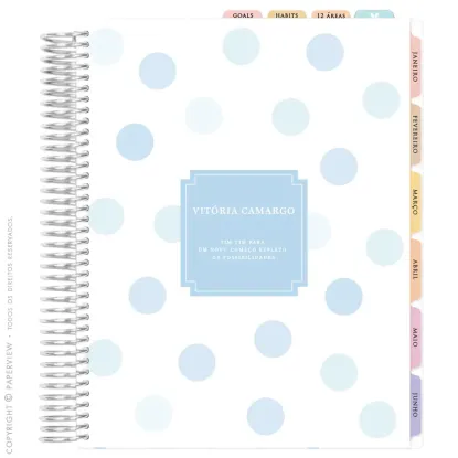 Daily Planner Cheers Light Blue