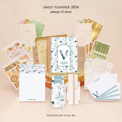 Daily Planner Light Blue View