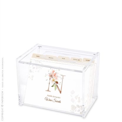 Cristal Box Splendore Monograma - caixa aberta 