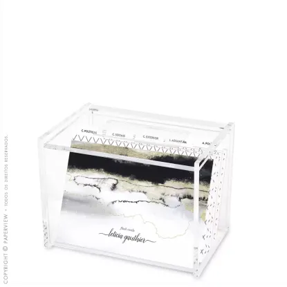 Cristal Box Vogue Classy - caixa aberta