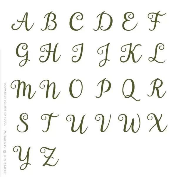 Mini Note Ladylike Monograma - letras