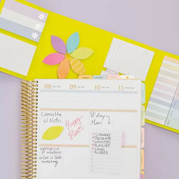 Booklet Note-It Bee Flower - decorando daily planner 