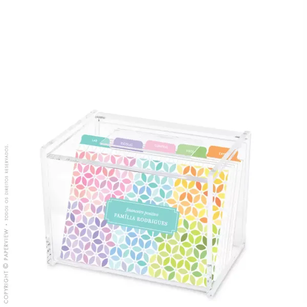 Cristal Box Bee Flower Rainbow - caixa fechada 